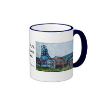"Hoyo grande, taza de café de Blaenavon"