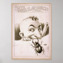 Hoyt's A hole in the ground Print