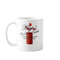 Hoyt's Blood Scented Candles mugs