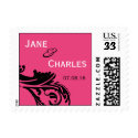 HP&B Bride & Groom Graphic Postcard Postage stamp