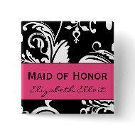 HP&B Maid of Honor Square Button button