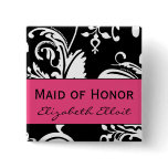 HP&B Maid of Honor Square Button
