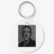 HP Lovecraft Portrait Keychain