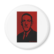 HP Lovecraft Portrait Magnet
