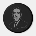 HP Lovecraft Portrait Magnet