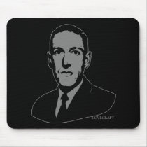 HP Lovecraft Portrait Mousepad