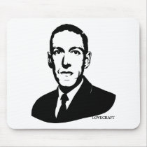 HP Lovecraft Portrait Mousepad