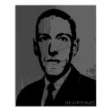 HP Lovecraft Portrait Poster posters by strk3 HP Lovecraft Portrait Poster posters