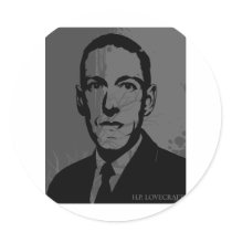 HP Lovecraft Portrait Sticker