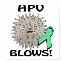 HPV Blows Awareness Design posters