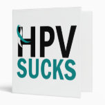 HPV Sucks Vinyl Binder