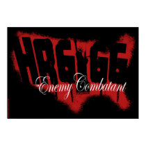 HR-6166 Enemy Combatant Poster posters