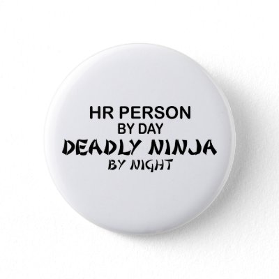 HR Person Deadly Ninja Button