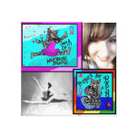 HRB mIxed media canvas Canvas Prints