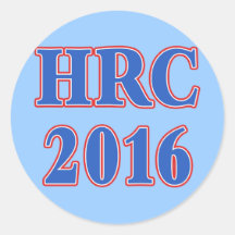 HRC Hillary Rodham Clinton 2016 Sticker