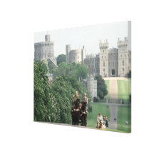 HRH Duke of Edinburgh 1990 Stretched Canvas Print