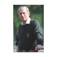 HRH Duke of Edinburgh Gallery Wrapped Canvas