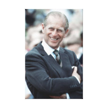 HRH Duke of Edinburgh Stretched Canvas Prints