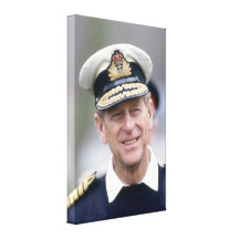 HRH Prince Philip Stretched Canvas Prints