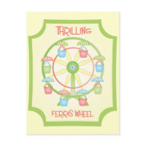 hrilling Ferris Wheel postcards