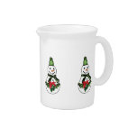 hristmas Snowman Pitcher
