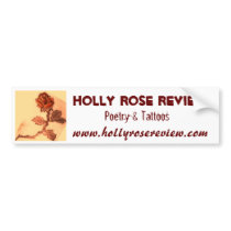 HRR Bumper Sticker bumper stickers by hollyrosereview HRR Bumper Sticker bumper stickers