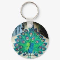 HRR Peacock Keychain