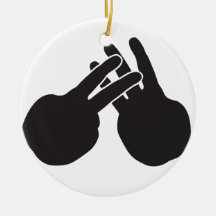 HTML5 Gang Sign Ornament