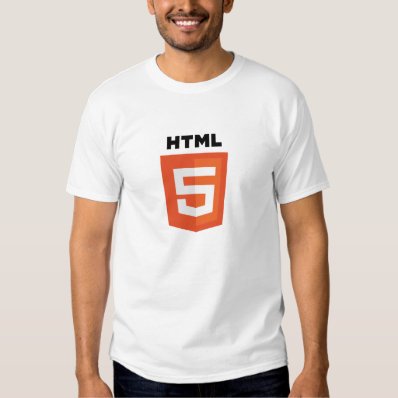 HTML5 White T-Shirt