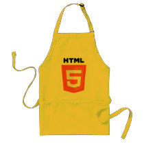 HTML 5 logo aprons