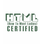 HTML Certified Ladies t-shirts