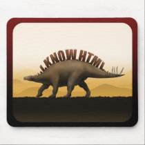 HTML Dinosaur mousepads
