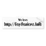 http://GaySeniors.Info, We love Bumper Stickers http://GaySeniors.Info, We love Bumper Stickers