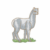 Huacaya Alpaca embroidered shirts by ZazzleEmbroidery Huacaya Alpaca embroidered shirts