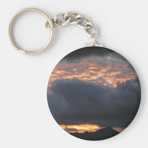 Huachuca Mt. Sunset - Keychain
