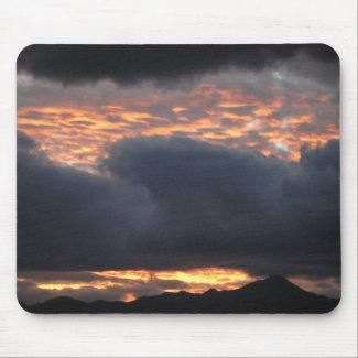 Huachuca Mt. Sunset - Mousepad mousepad