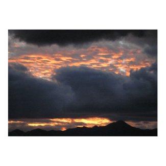 Huachuca Mt. Sunset - Poster print