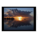 Huahine Sunset Card