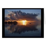 Huahine Sunset Card