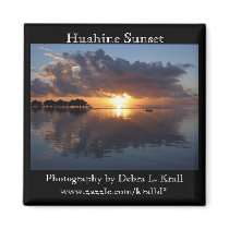 Huahine Sunset Magnet