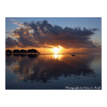 Huahine Sunset Poster posters by kralld Huahine Sunset Poster posters