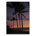 Hualalei Hawaiian Sunset card by Rebecca_Reeder Hualalei Hawaiian Sunset card