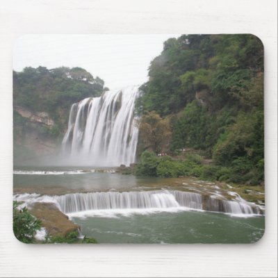 Huangguoshu Falls, China mousepad, mouse pad by storynature