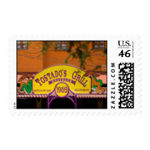 Huatulco street 5 postage stamp