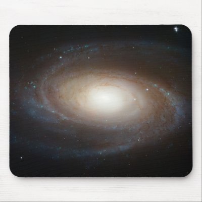 Hubble Grand Design Spiral Galaxy M81 Mousepad by PhotoPixie