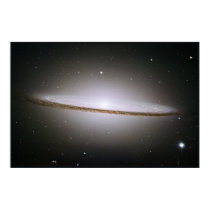 Hubble Mosaic of the Majestic Sombrero Galaxy posters