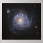 Hubble Snaps Images of a Pinwheel-Shaped Galaxy Posters