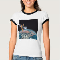 Hubble Space Telescope Ringer Astronomy T-shirt by walgenn Hubble Space Telescope Ringer Astronomy T-shirt