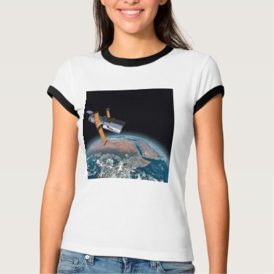Hubble Space Telescope Ringer Astronomy T-shirt by walgenn