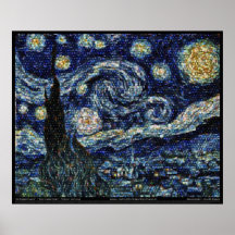 Hubble Starry Night (29.3"x24") Posters
